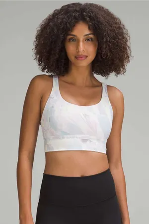 Lululemon Printed Energy Longline Sports Bra Medium Support thumbnail 1