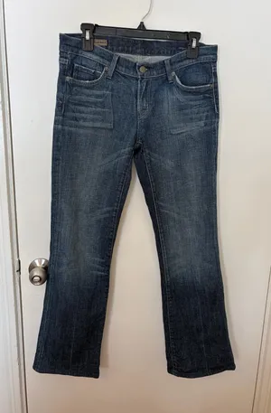 Vintage Citizens of Humanity Jeans Low Rise Bootcut made in USA size 28 thumbnail 1