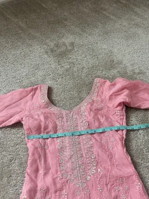 Light pink Indian/Pakistani Dress (suit) thumbnail 4