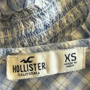 Hollister Gingham Crop Top Women's Small Sleeveless thumbnail 3