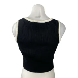 NEW Abercrombie & Fitch Mara Sleeveless Button Down Tank Sweater Vest Top Sz XS thumbnail 4