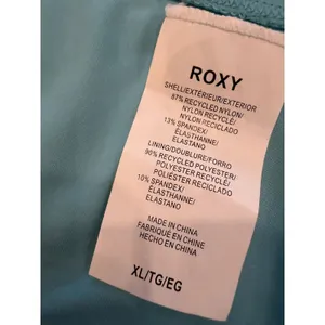 Roxy Turquoise Tie Side Bikini Bottoms Women's Sz L NWOT NEW thumbnail 3