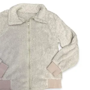 Fuzzy Teddy Jacket Gray Size L thumbnail 2