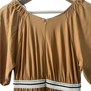 Limited Edition Zara NWOT women’s Studio Contrasting Gathered Dress thumbnail 5