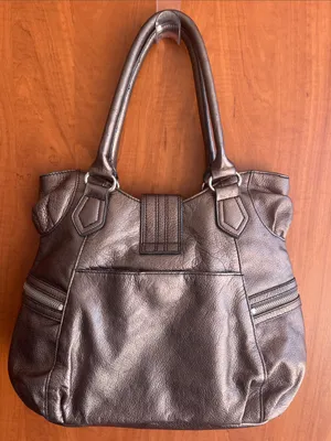 Etienne Aigner Metallic Bronze Leather Shoulder Bag with Tag thumbnail 5