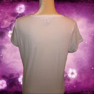 Victoria’s Secret white top with design thumbnail 4