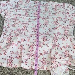 5/$30 🎈 41 hawthorn women’s XL‎ pink floral wrap blouse thumbnail 5