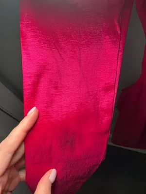 NBD Jess Dress in Hot pink satin lined buckled embellished cocktail dress. thumbnail 5
