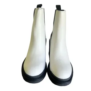 Marc Fisher LTD NEW Women's Vanlisa Ivory Combat Boot Size 7 #B1237 thumbnail 4