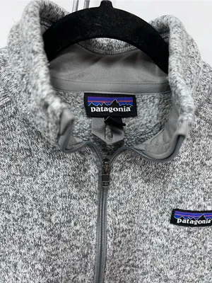 Patagonia Better Sweater Womens Medium‎ Gray Hiking Outdoors 1/4 Zip Gorpcore thumbnail 10
