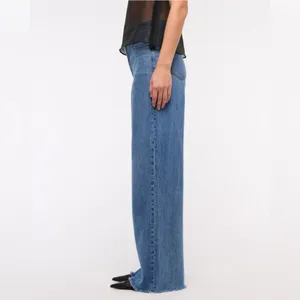 Abercrombie & Fitch The Wide Leg High Rise Jeans Size 30 thumbnail 3