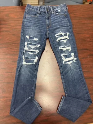American Eagle 360 Next Level Stretch Hi-Rise Jegging Jeans Size 6 Long thumbnail 1