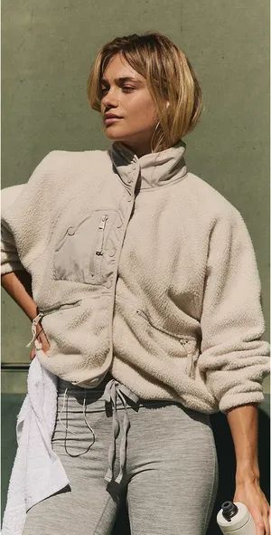 Hit The Slopes Free People Fleece Jacket thumbnail 1