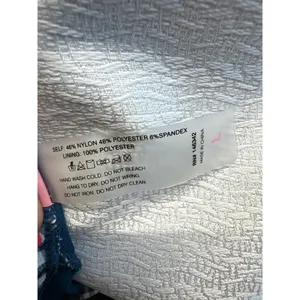 Juicy Couture Seersucker Lined Blue Gingham Zipper Front women sz L thumbnail 7