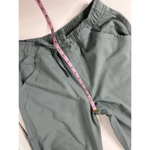 GiGiO USA Size Small Utility Wide Leg Pants Blue Cotton Cargo Barrel thumbnail 6