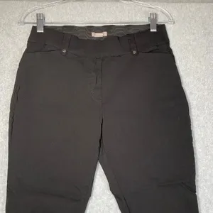 Maurices Pull On Dress Pants Women's‎ Sz M Black Slim Leg Stretch Workwear EUC thumbnail 3