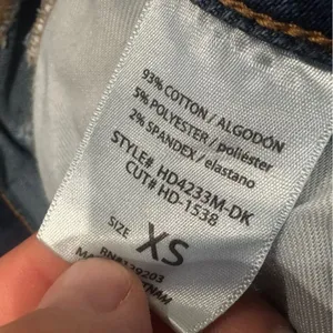 Hidden Los Angeles Cut Off Denim Shorts Women’s XS thumbnail 3