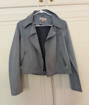 Philosophy blue suede jacket  thumbnail 1