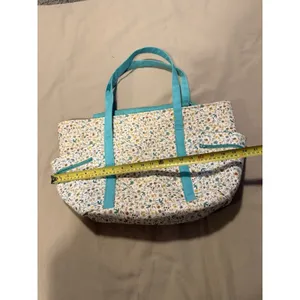 Handmade Quilted Cottage Core Coastal Grandma Beach Tote Floral thumbnail 6