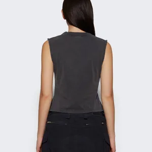 Alexander Wang V-Neck Tank Top in Faded Black Size XS thumbnail 12