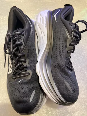 Hoka Bondi 8 Athletic Shoes Black & White US 7.5 B thumbnail 7