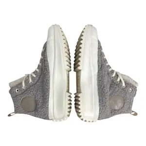 Converse Run Star Grey Hike Hi Platform M8/W9.5 172202C Sherpa Vapor Boot Shoes thumbnail 4