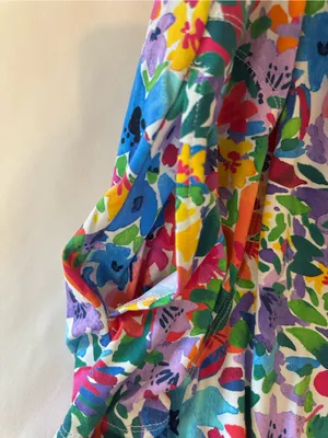 Tommy Bahama Multicolor Floral Off-Shoulder Girls Dress thumbnail 6