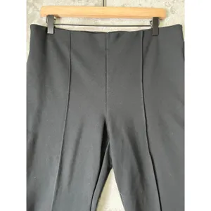 Maeve by Anthropologie The Margot Women’s Black High Rise Flare Pants Trousers L thumbnail 2