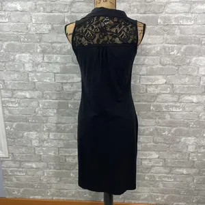Aventura Black Lack Back Sleeveless Dress thumbnail 4