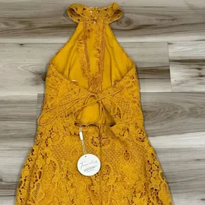 NEW Twosisters The Label Sonia Dress Mustard Women’s 4 thumbnail 4
