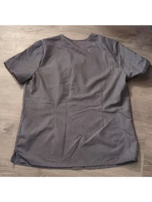 Figs Gray Scrub Top Size Large thumbnail 6