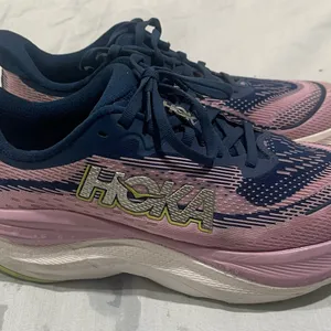 Hoka ONE ONE SKIFLOW Pink and NAVY women’s Running Shoes Size 8B thumbnail 6