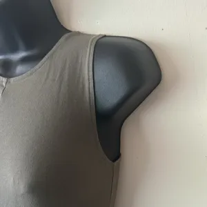 Divided 5 for $20 tops sale Olive green draped hem top thumbnail 2