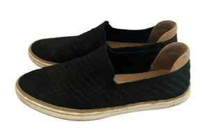Ugg Sammy Chevron Black Slip-On Sneakers Flats Casual Comfy Size 9.5 Women's thumbnail 7