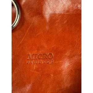 Micro Firenze Leather‎ Hobo Bag Designer Ring Accent Shoulder Bag thumbnail 5