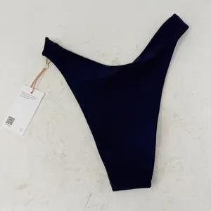 Quince Italian High Leg Bikini Bottom Deep Navy‎ NEW Womens XS thumbnail 5