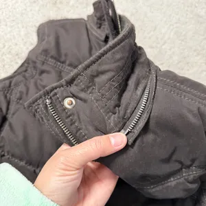 Abercrombie & Fitch Women’s Y2K Vintage Puffer Quilted Vest Full Zip in Brown S thumbnail 13