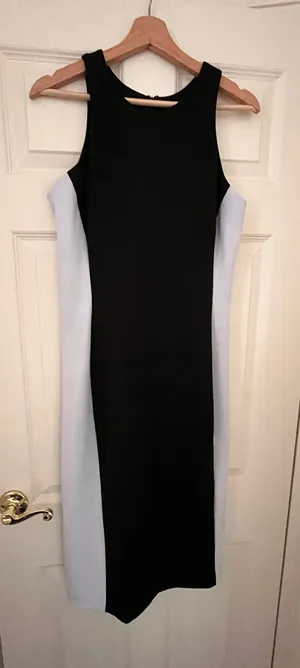 Black and white metaphor dress thumbnail 1