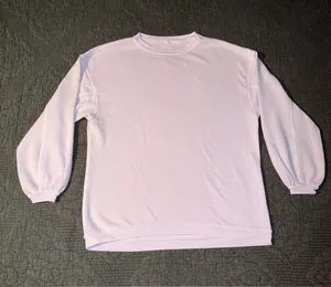 aerie Lavender Crewneck Sweatshirt thumbnail 1