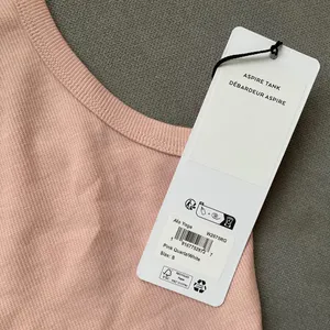 Alo Yoga Aspire Tank Pink Quartz/White S thumbnail 3