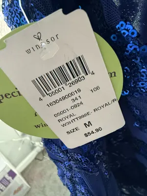 Homecoming Dress Windsor Sequin Blue  thumbnail 3