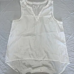 Aeropostale Woven Tank Top White Small Sleeveless thumbnail 1