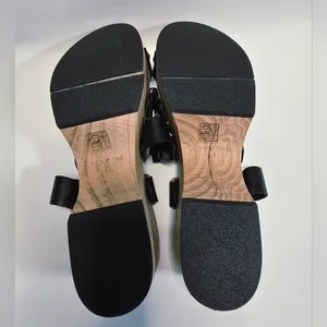 FREE PEOPLE Virgo Switchback Clog Slide Sandal - Black thumbnail 8