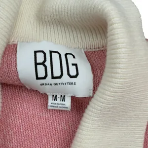 BDG Urban Outfitters Women's MEDIUM Renna Pink Long Sleeve Rugby Sweater Prep thumbnail 7
