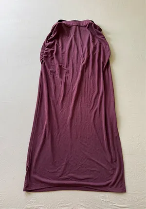 Old Navy Ribbed Ruched Maxi Skirt thumbnail 4