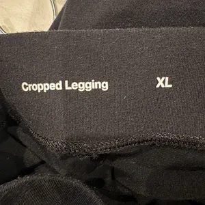 Soma Sonoma Black Cropped Leggings Mid Rise Size XL Womens Pull on Cotton Blend thumbnail 4
