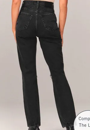 ABERCROMBIE Ultra High Rise 90’s Straight Jean thumbnail 3