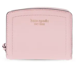 Kate Spade New York Knott Pebbled Leather Small Compact Wallet in Mochi Pink thumbnail 1