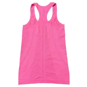 Lululemon Swiftly Tech Racerback Tank Top Size 2 Heathered Neon Pink Gym Workout thumbnail 2