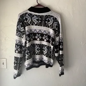 Vintage 80s Point South Fair Isle Acrylic Sweater Pullover Small Snow Ski‎ thumbnail 7